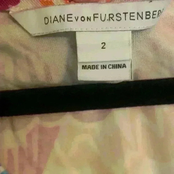 DVF Kaden Floral Silk Dress by Diane von Furstenberg, Womens Size 2 - Picture 6 of 11